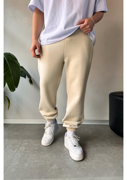 Atelier Regular Bej Jogger Eşofman Altı