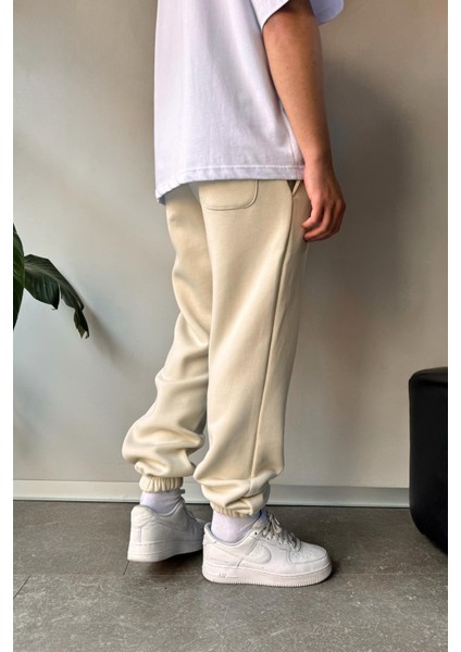 Atelier Regular Bej Jogger Eşofman Altı