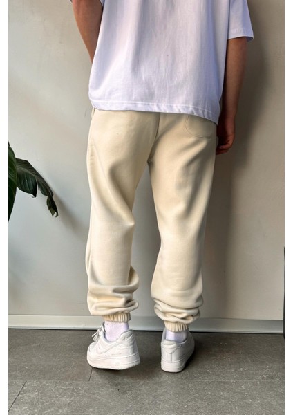 Atelier Regular Bej Jogger Eşofman Altı