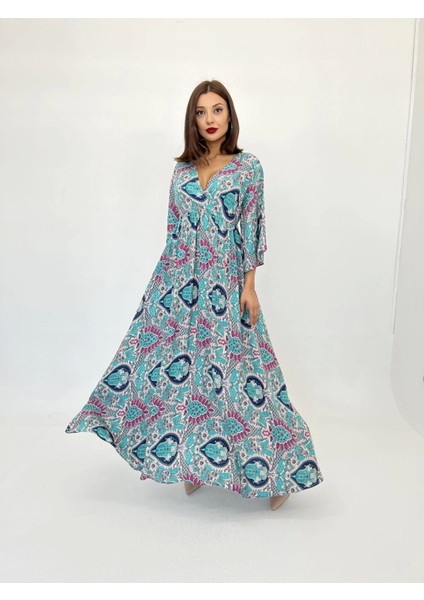 7035 Elbise-Mint