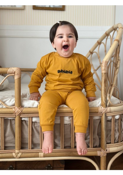 Peramore Banana Baskılı Alt Üst Takım
