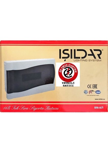 Işıldar 16LI Sıva Altı Sigorta Kutusu Helojen Free 2023
