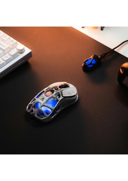 Mercury M1 Pro Gri Özel Seri Süper Hafif Kablosuz Gaming Mouse