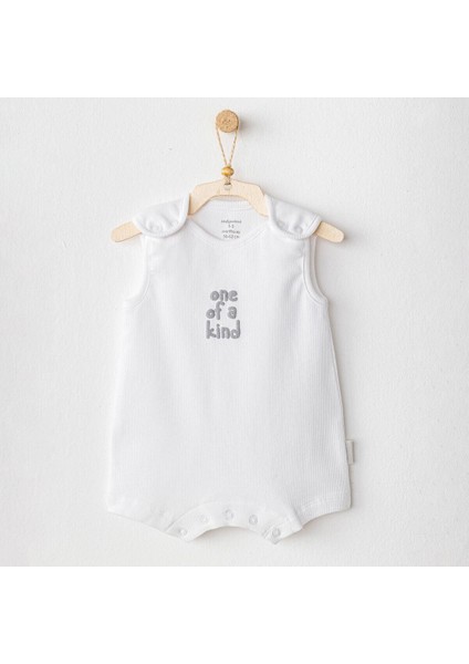 Andy Wawa Bebek Romper Basic Beyaz Tulum AC25895