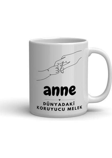 Annelere Özel Yazı Baskılı Kupa Bardak
