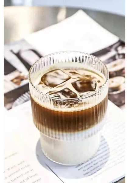 Isıya Dayanıklı Borosilikat Origami Stil Bardak - Kahve ve Sunum Bardağı 1 Adet 300 ml