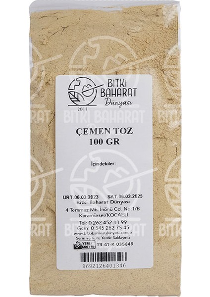 Çemen Toz 100 gr