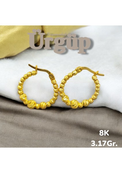 8 Ayar 3.17 Gram Altın Doriks Küpe