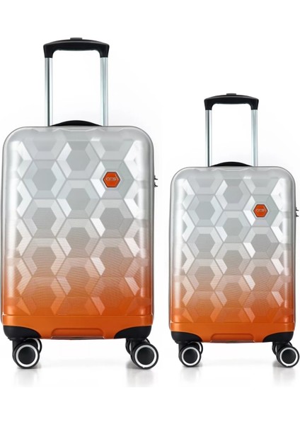 Polikarbon Kırılmaz 2'li Valiz Seti Orta Boy - Kabin Boy 5226