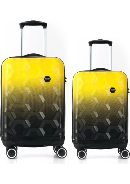 Polikarbon Kırılmaz 2'li Valiz Seti Orta Boy - Kabin Boy 5226