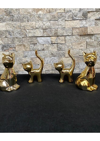 4'lü Kedi Köpek Hediyelik Dekoratif Obje fiyatları