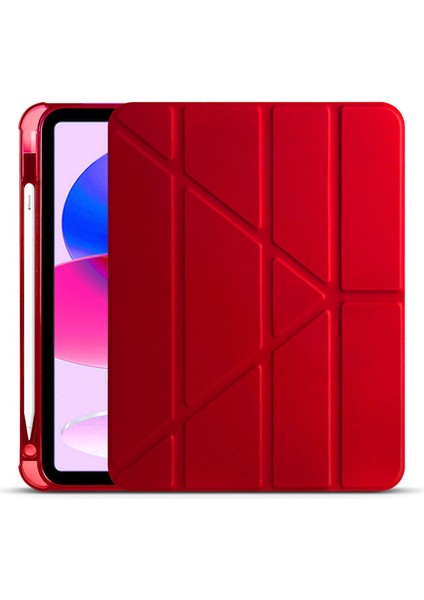 Apple Ipad Air 13 M3 Çipli 2025 Kalem Bölümlü Standlı Uyku Modlu Akıllı Kılıf A3267