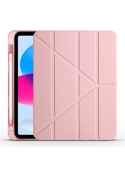 Apple Ipad 11 Inç A16 (11.nesil) 2025 Kalem Bölümlü Standlı Uyku Modlu Akıllı Kılıf A3355