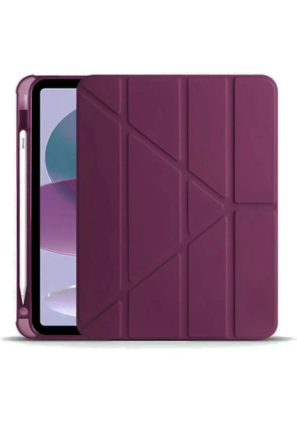 Apple Ipad Air 13 M3 Çipli 2025 Kalem Bölümlü Standlı Uyku Modlu Akıllı Kılıf A3267