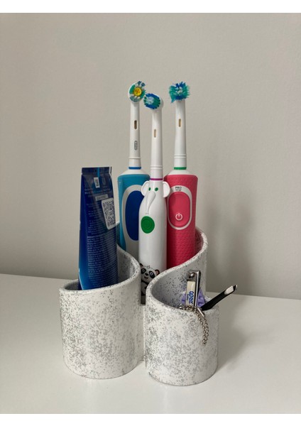 Bölmeli Gold & Gümüş Yaldızlı Dekoratif Organizer