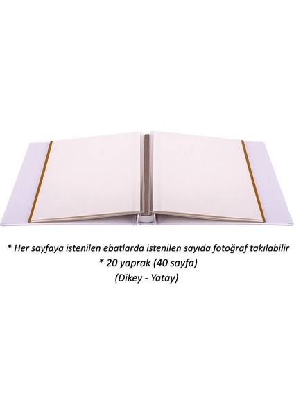 Yapışkanlı Dantelli Fotoğraf Albümü - 22 x 24 cm fiyatları