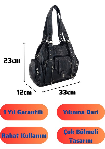 Bolsas Kadın Omuz Çanta Siyah 1034 fırsatları