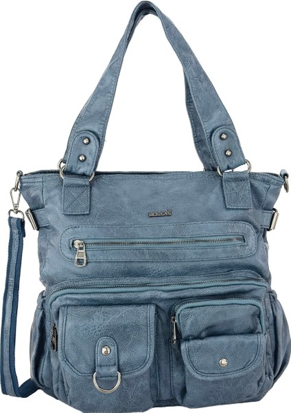 Bolsas Kadın Omuz Çanta Mavi 1035