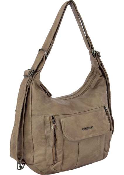 Bolsas Kadın Omuz ve Sırt Çanta Vizon 1037 fiyatları