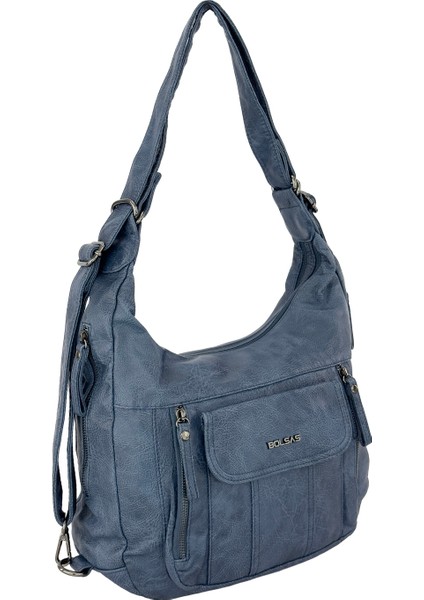 Bolsas Kadın Omuz ve Sırt Çanta Mavi 1037 fiyatları