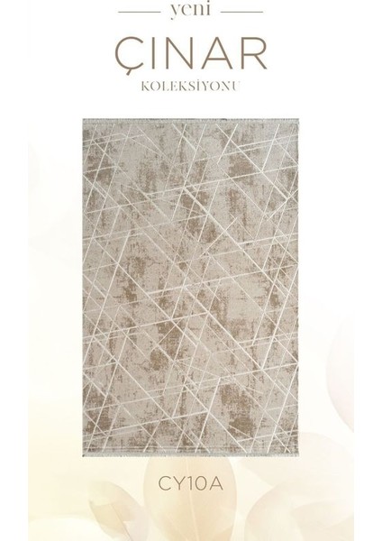 Çınar CY10A Bej Krem Akrilik Silinebilir Leke Tutmaz Yumuşak Dokulu Halı modelleri