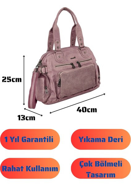 Bolsas Kadın Omuz Çanta Pudra 1036 fırsatları