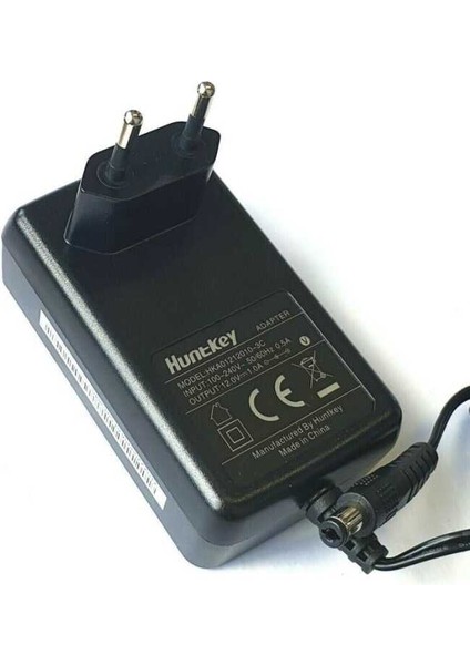 12V 1A Modem ve Arduino Uyumlu Plastik Kasa Priz Tipi Adaptör HKA01212010-3C