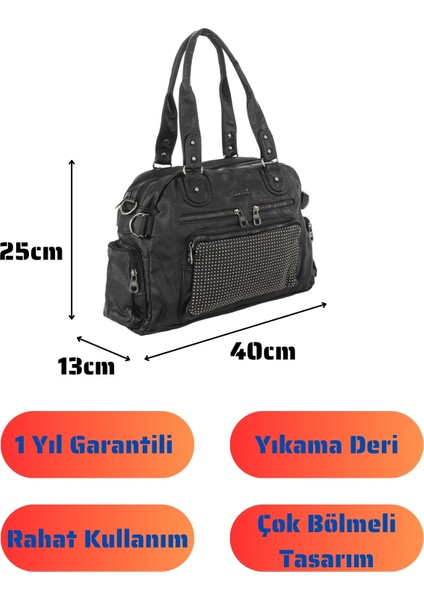Bolsas Kadın Omuz Çanta Siyah 1036 fırsatları