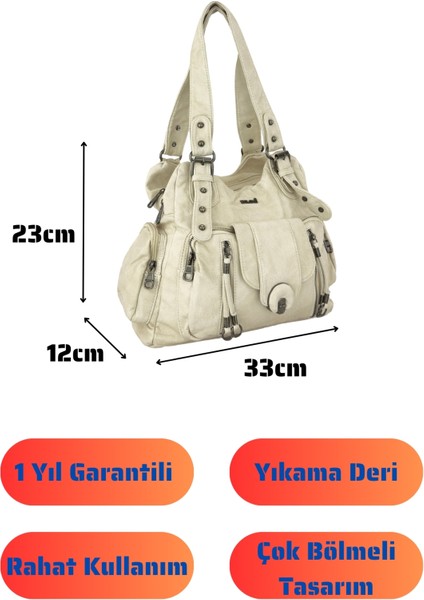 Bolsas Kadın Omuz Çanta Bej 1034 fırsatları