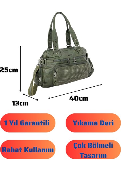 Bolsas Kadın Omuz Çanta Yeşil 1036 fırsatları