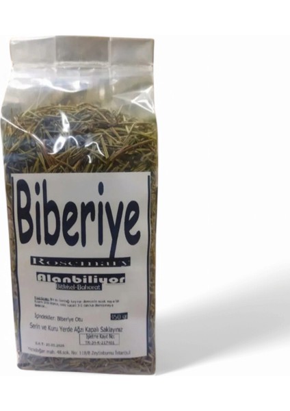 Biberiye Otu Kurutulmuş Yeni Mahsül