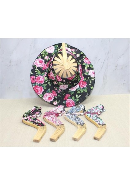 Ahşap Şapkalı Yelpaze