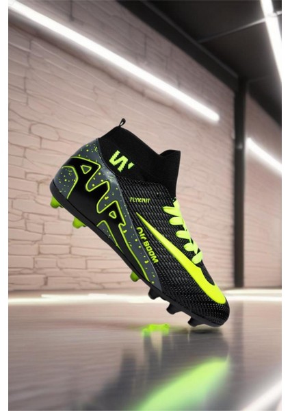 W25Y Ar Boom Çoraplı Erkek Krampon Halı Saha Ayakkabısı