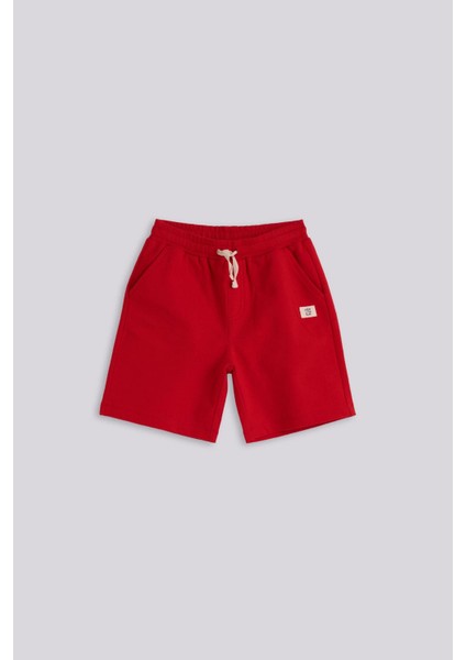 Bg Store Erkek Çocuk Kırmızı Şort