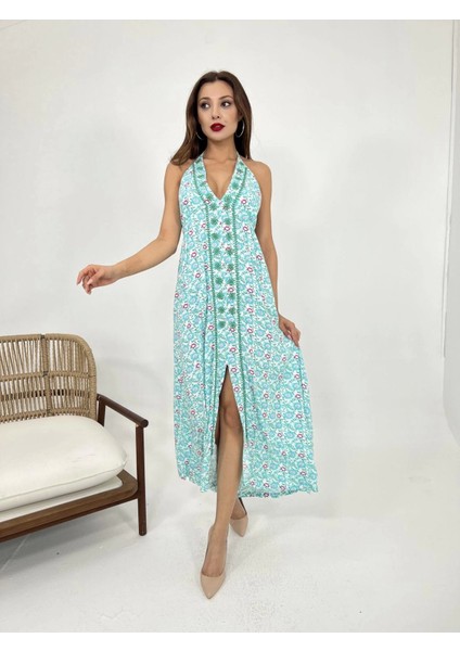 6855 Elbise-Mint