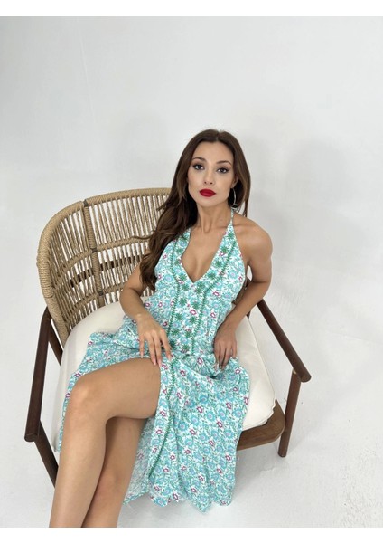 6855 Elbise-Mint