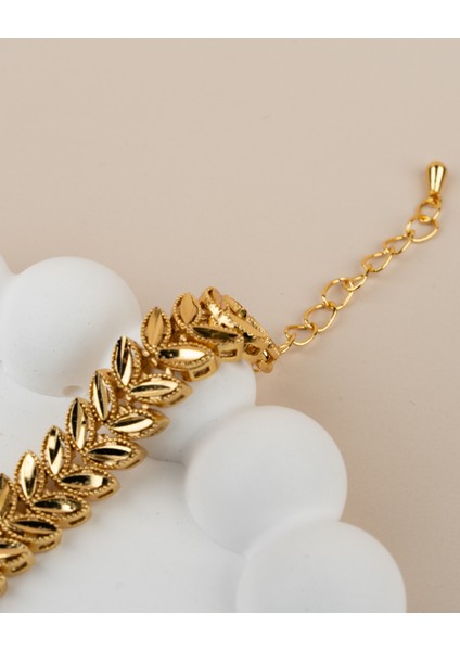 22 Ayar Altın Kaplama Kuyumcu Model Başak Kadın Bileklik fırsatları