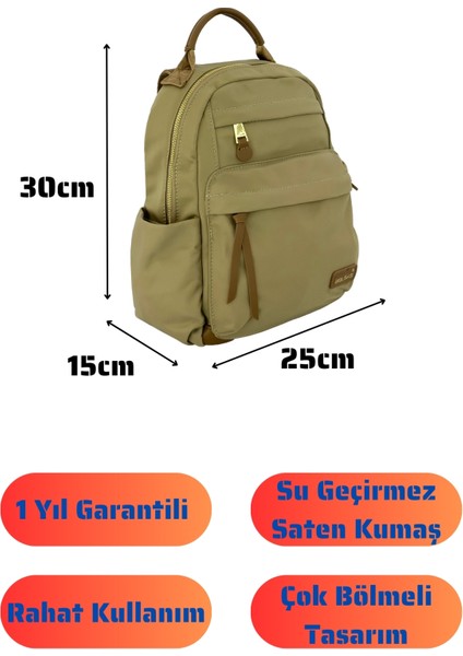 Bolsas Kadın Sırt Çanta Vizon 1045
