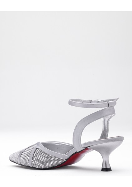 Light Bilekten Kemerli Elmas Taş Görünümlü 5 cm Topuklu Rahat Şık ve Kaliteli Kadın Ayakkabı Günlük Kullanıma Uygundur fırsatları