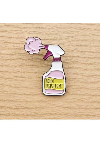 İdıot Repellent Yazılı Broş