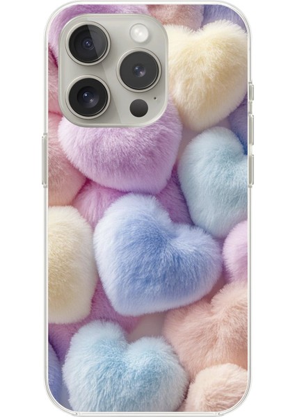 iPhone 11 Pro Max Uyumlu Şeffaf Kılıf Peluş Tasarımlı