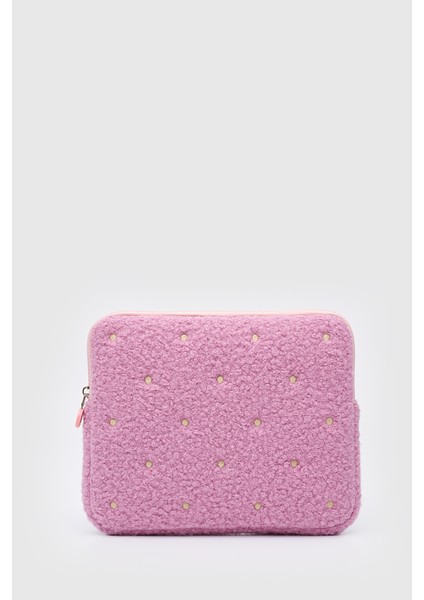 Puantiyeli Tablet Kılıfı 10” & 11” Inç Uyumlu Pembe