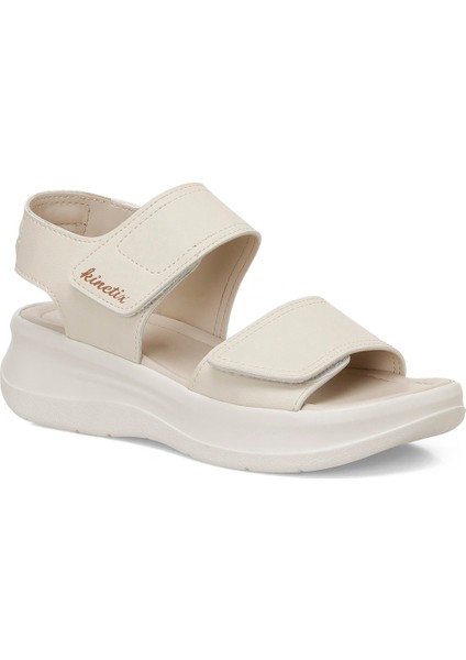 PARSY 5FX Krem Kadın Spor Sandalet