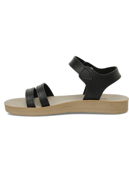 158659.Z5FX Siyah Kadın Comfort Sandalet modelleri