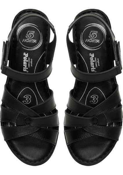 161886.Z5FX Siyah Kadın Comfort Sandalet fırsatları