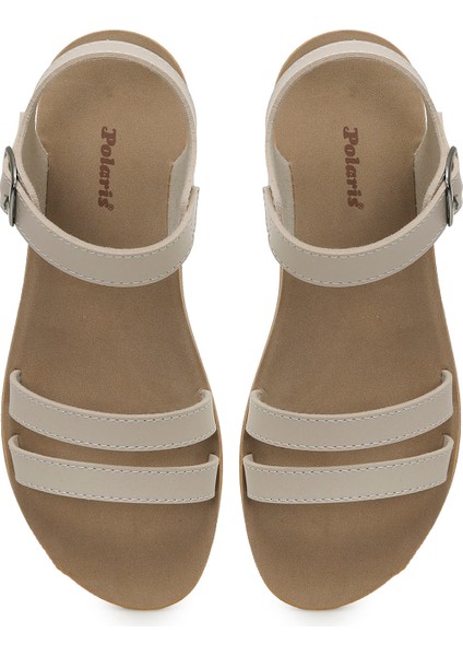 158659.Z5FX Bej Kadın Comfort Sandalet