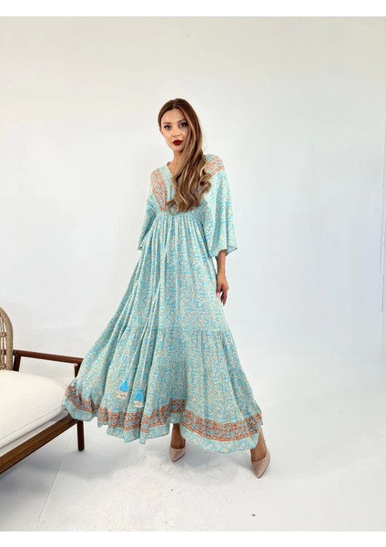 6389 Elbise-Mint