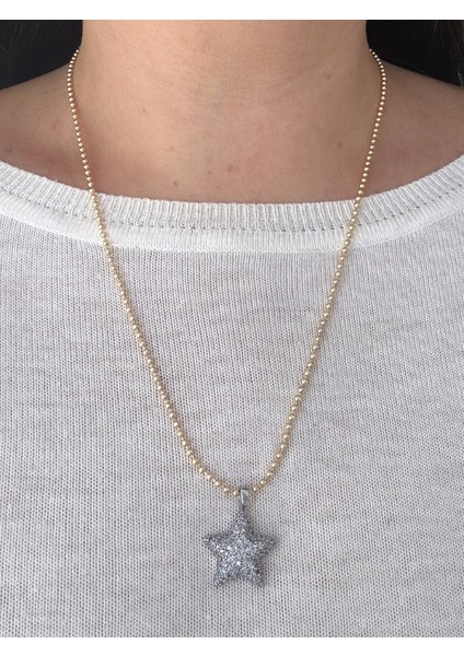 Taşlı Yıldız Kolye modelleri