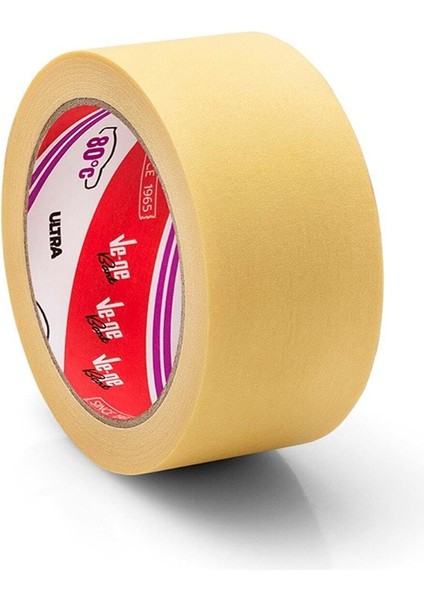 Oto Maskeleme Bandı 48MM x 35METRE 80 Derece Kağıt Bant 1 Adet