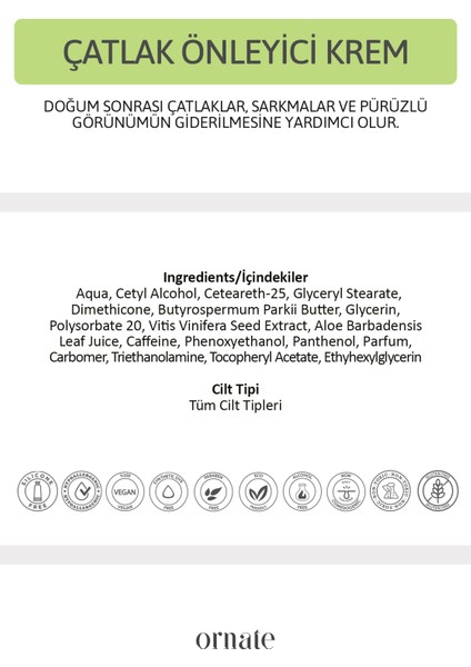 Nemlendirici Bitkisel Bakım Kremi